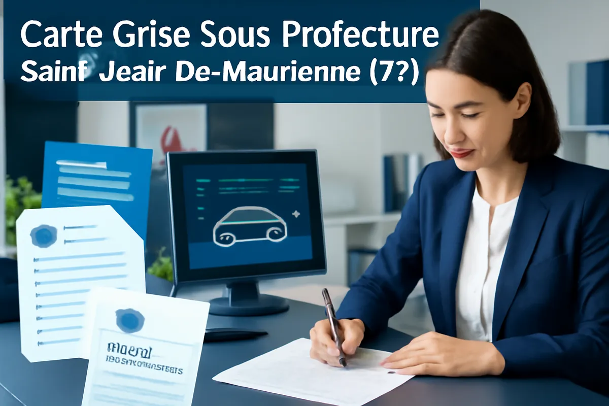 Obtenez votre Carte Grise à Saint Jean De Maurienne (73)