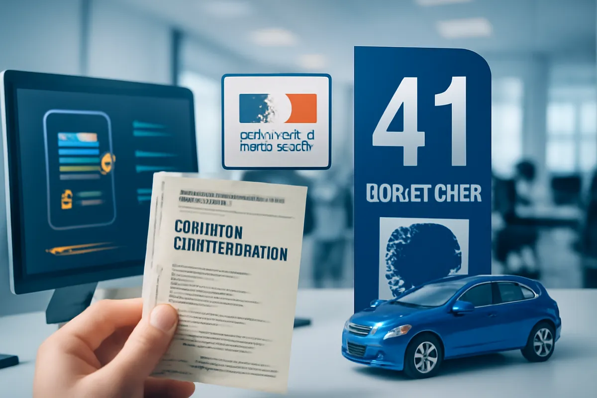 Tarif et Démarches de Carte Grise dans le Loir-et-Cher